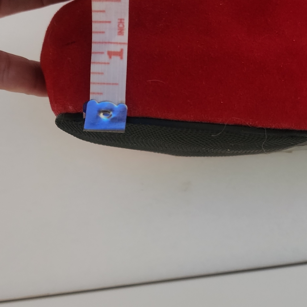 Red platform ankle booties size 6 - Picture 3 of 5